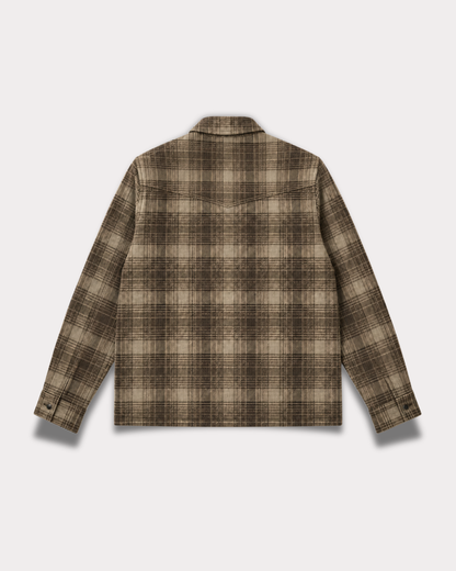 Obey Clothing - Willie zip shirt jacket turkish coffee