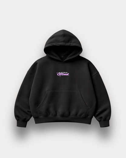 Offbeat. Society - Crazy hoodie extra black