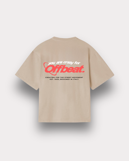 Offbeat. Society - Crazy boxy tee light sand