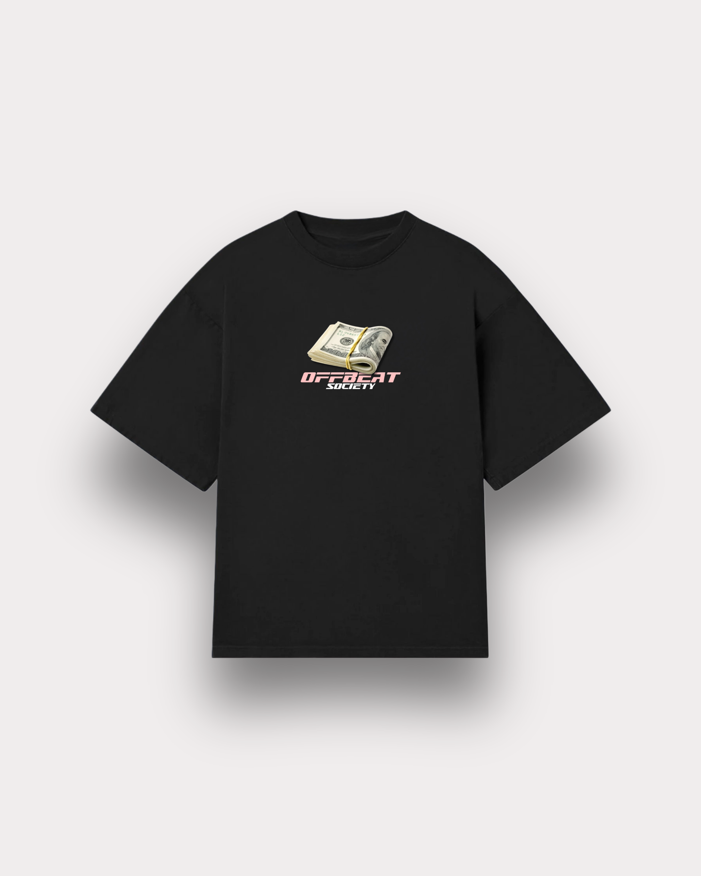 Offbeat. Society - Dollar boxy tee extra black