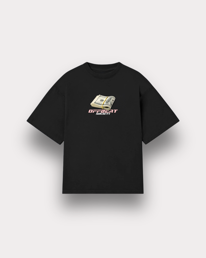 Offbeat. Society - Dollar boxy tee extra black