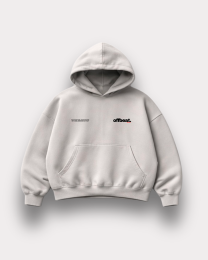 Offbeat. Society - For Everyone hoodie drizzle