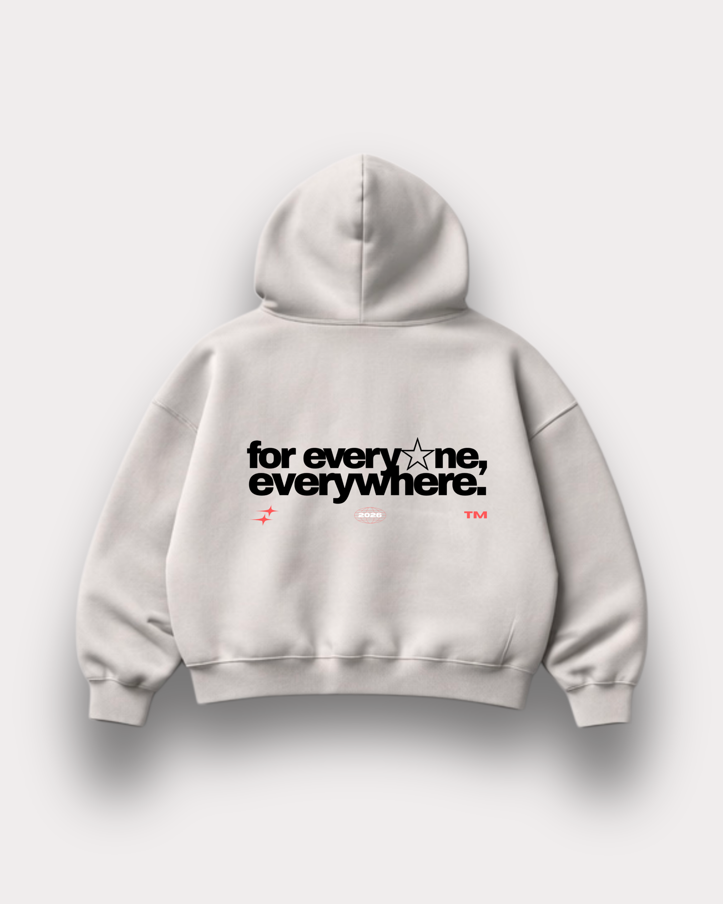Offbeat. Society - For Everyone hoodie drizzle