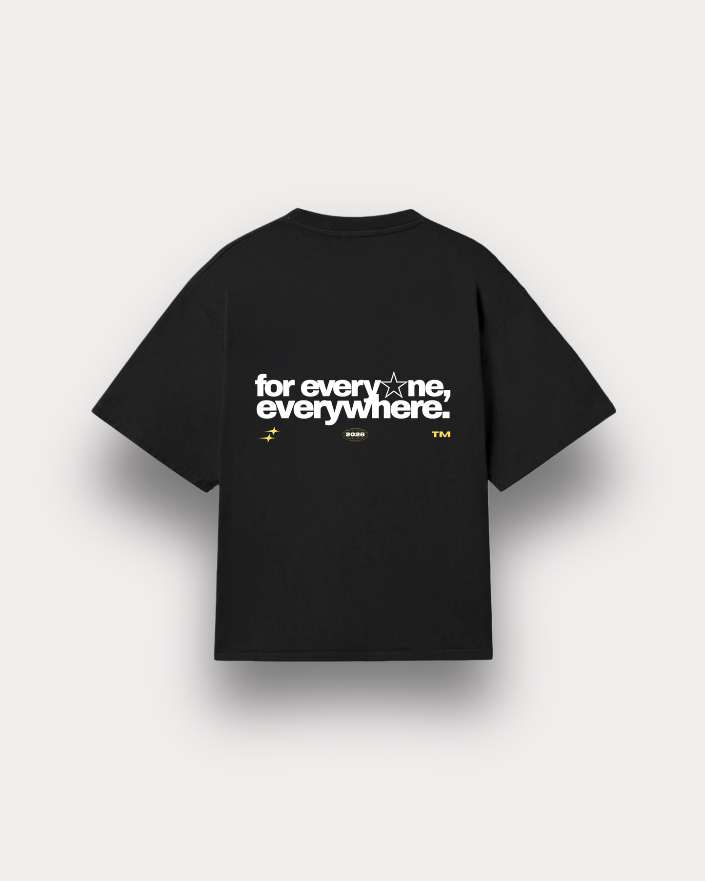 Offbeat. Society - For Everyone boxy tee extra black