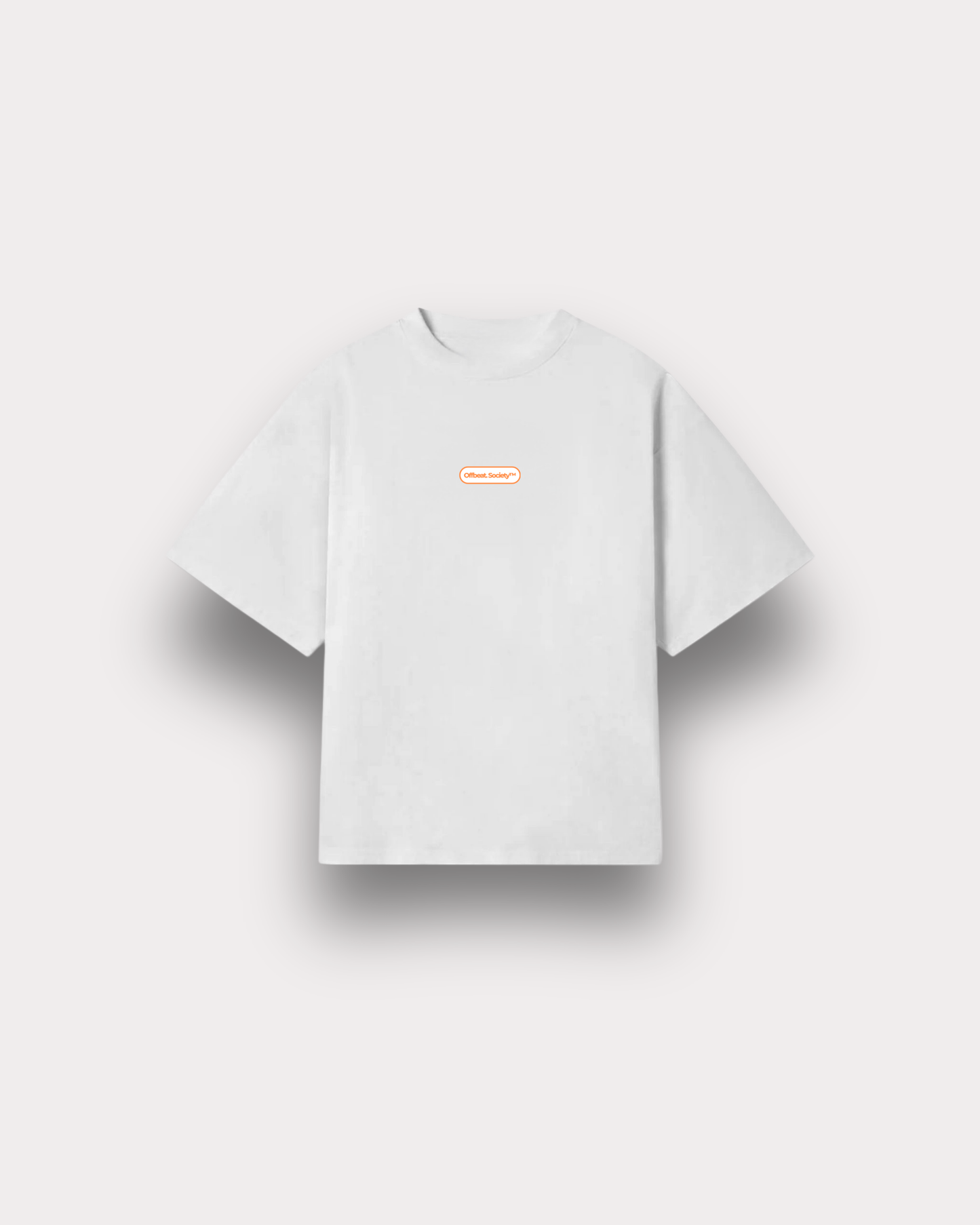 Offbeat. Society - Inside boxy tee white