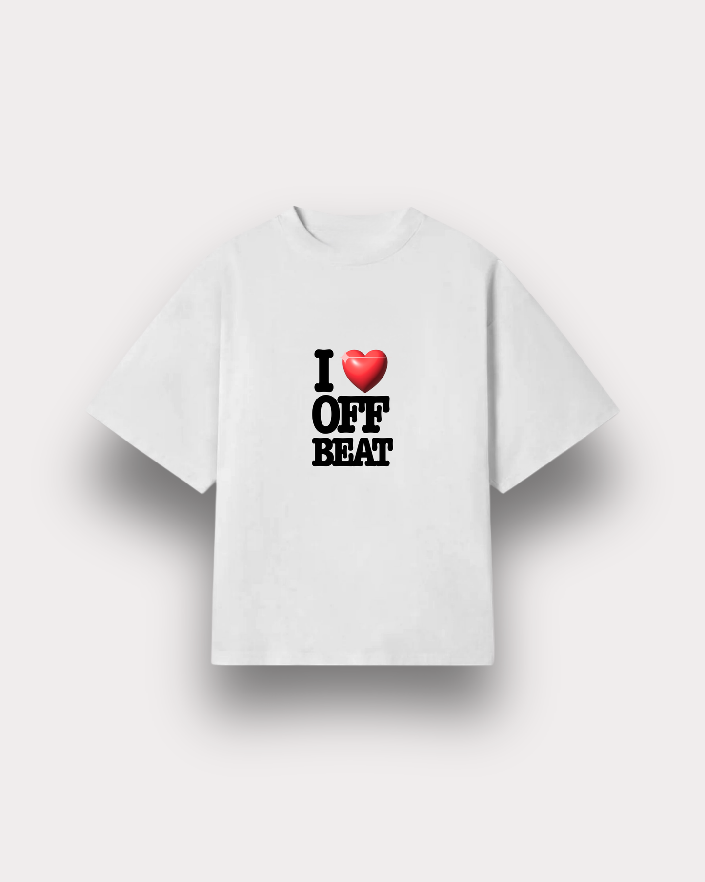 Offbeat. Society - Love It boxy fit snow white