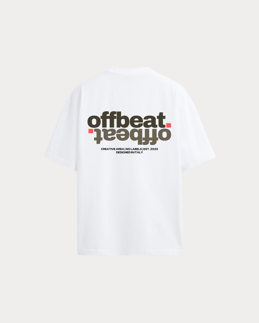OFFBEAT. SOCIETY - ECHO TEE WHITE