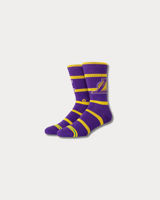 STANCE - PREP LOS ANGELES LAKERS SOCKS PURPLE