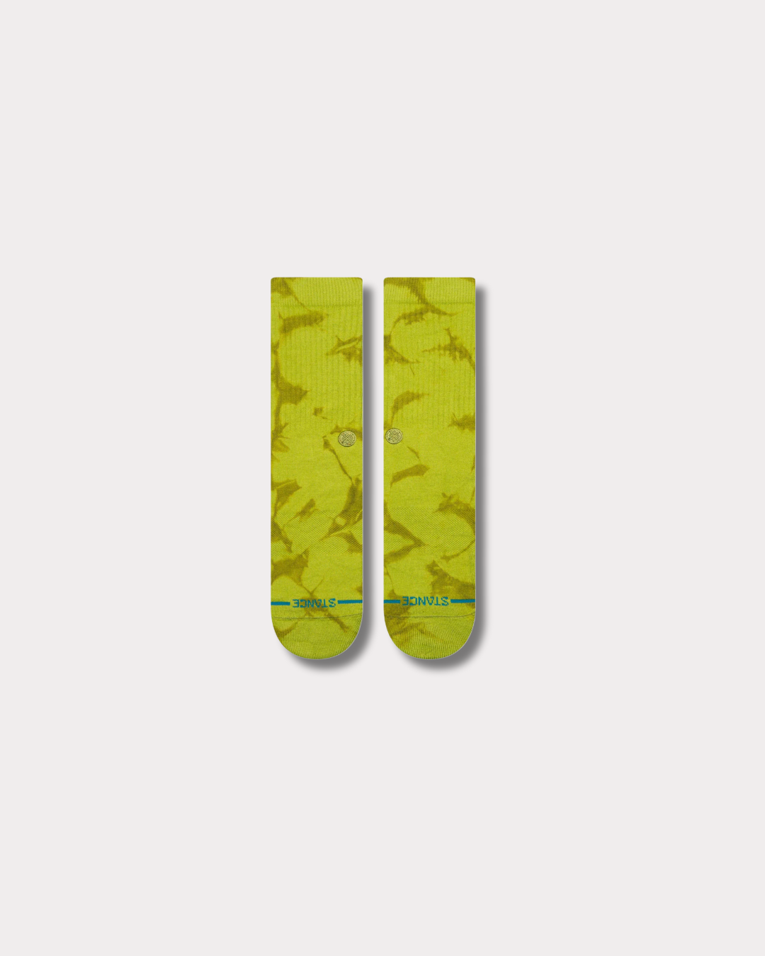 STANCE - ICON DYE CREW SOCKS GREEN