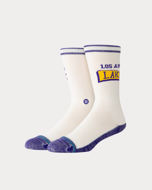 STANCE - LAKERS VICTORY SOCKS SAND/PURPLE