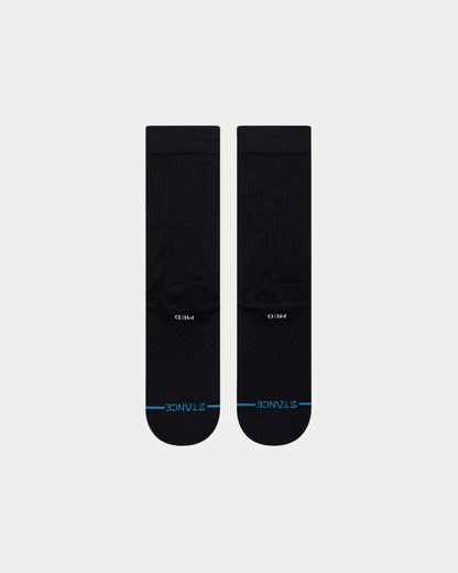 STANCE - LOGOMAN ST SOCKS BLACK