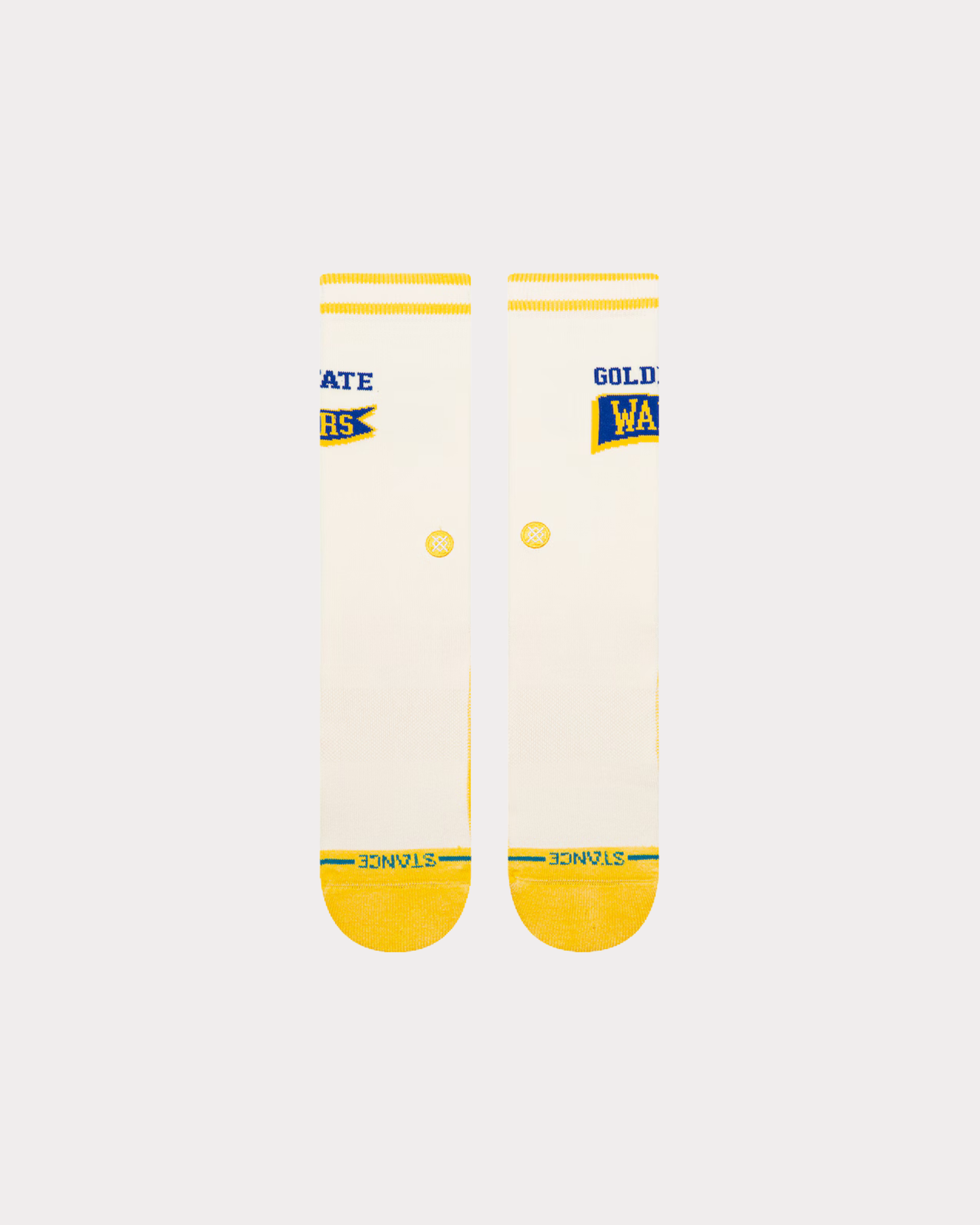 STANCE - WARRIORS VICTORY CREW SOCKS SAND/YELLOW