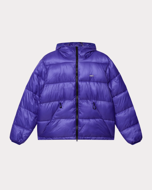 OBEY CLOTHING - STRATUS PUFFER JACKET BLUE