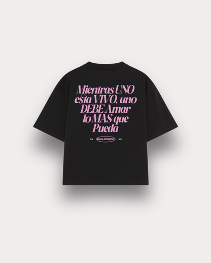 Unloved - Baile boxy tee black