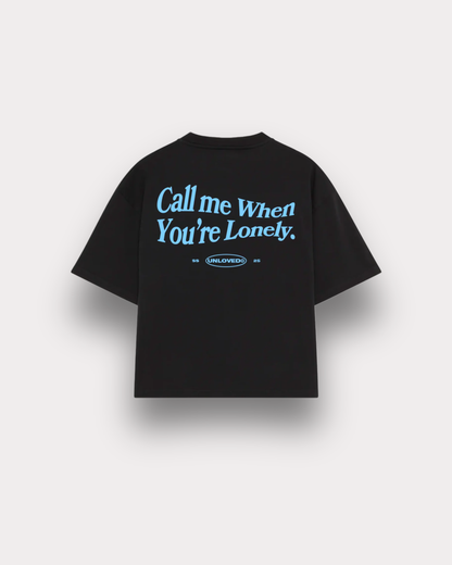 Unloved - Call Me boxy tee black
