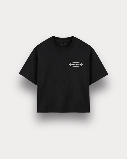 Unloved - Peace boxy tee black