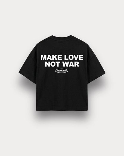 Unloved - Peace boxy tee black