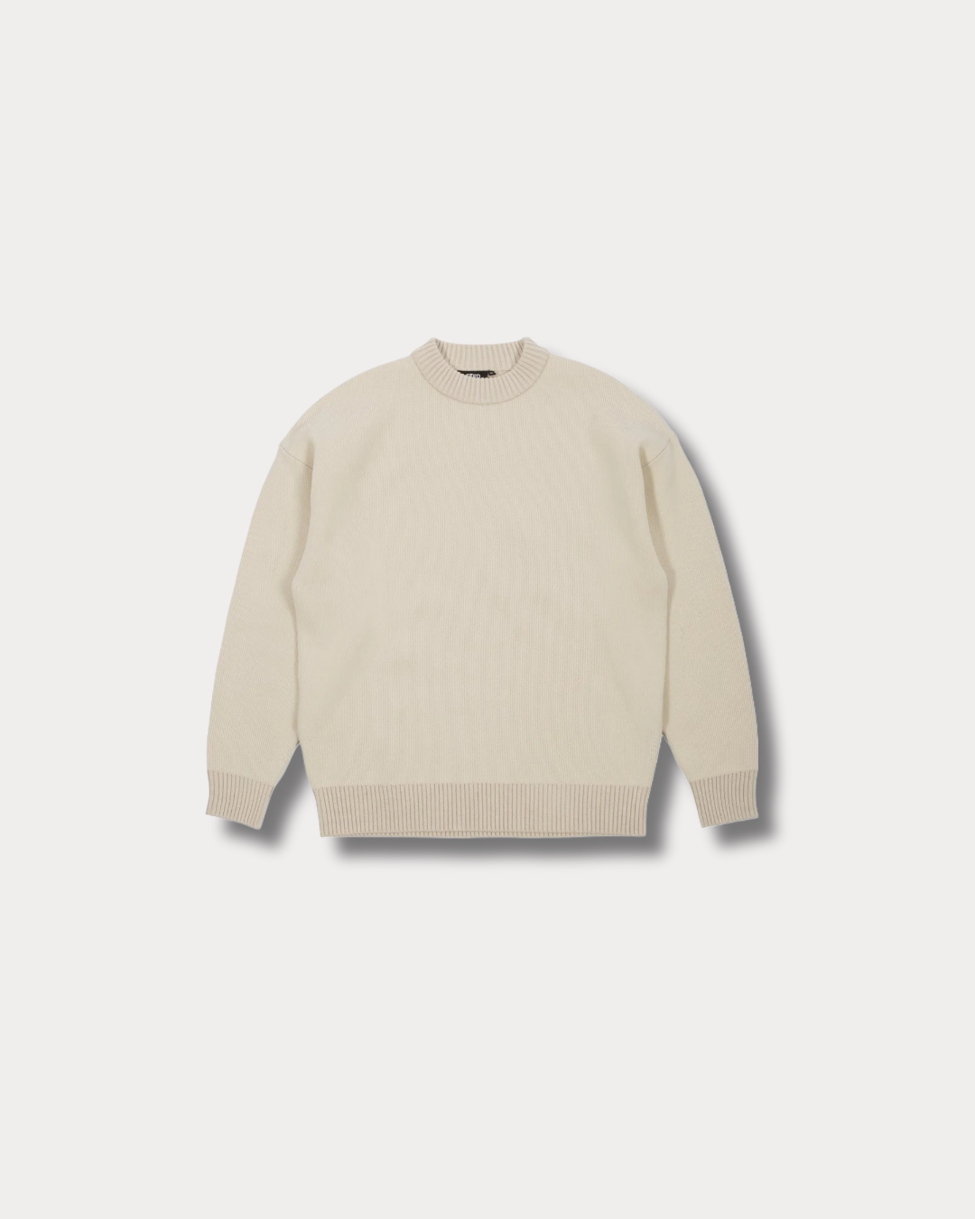 WASTED PARIS - KINGDOM CURVE SWEATER HEAVY CREAM