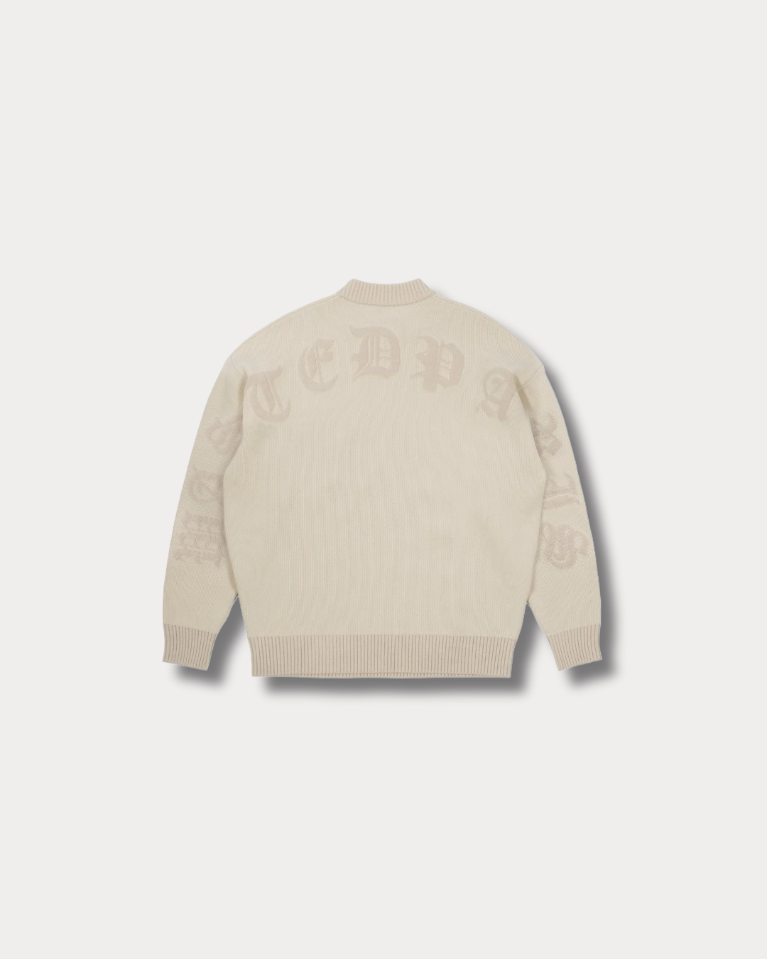 WASTED PARIS - KINGDOM CURVE SWEATER HEAVY CREAM