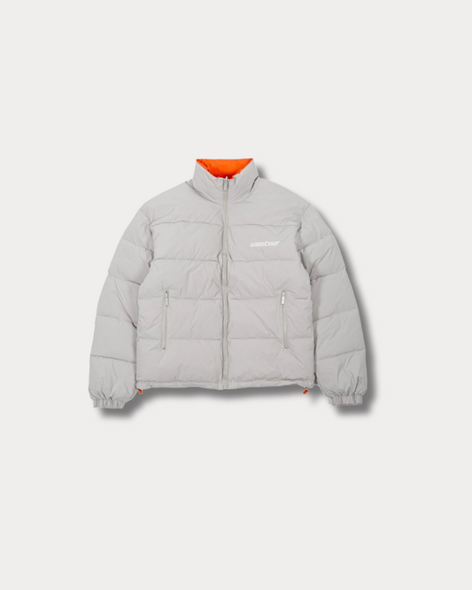 WASTED PARIS - PULSE PUFFER DOUBLE FACE SILVER/ORANGE