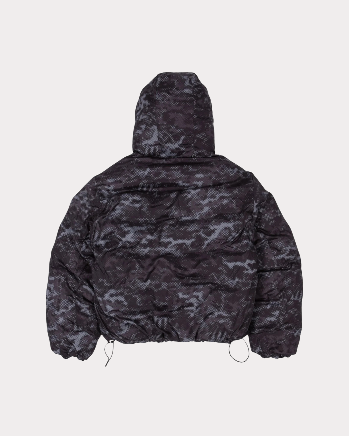 WASTED PARIS - DIGICAMO REVERSIBLE PUFFER WHITE/WHITE