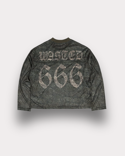 Wasted Paris - Swarm Mesh L/S olive camo