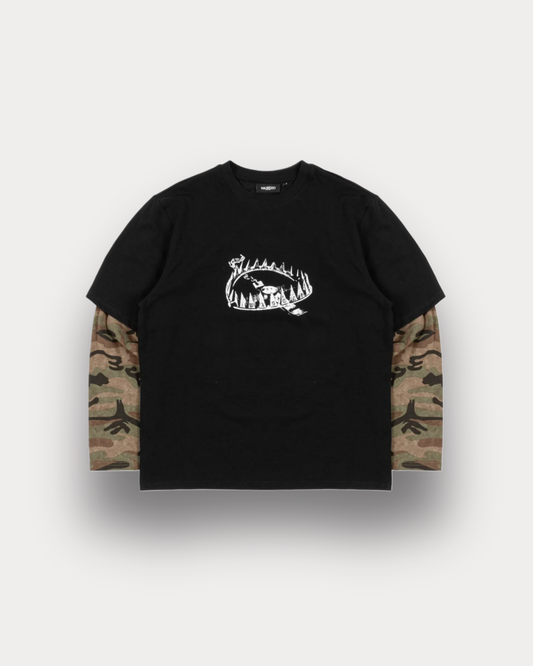 Wasted Paris - Trap T-Age D/S black-olive camo