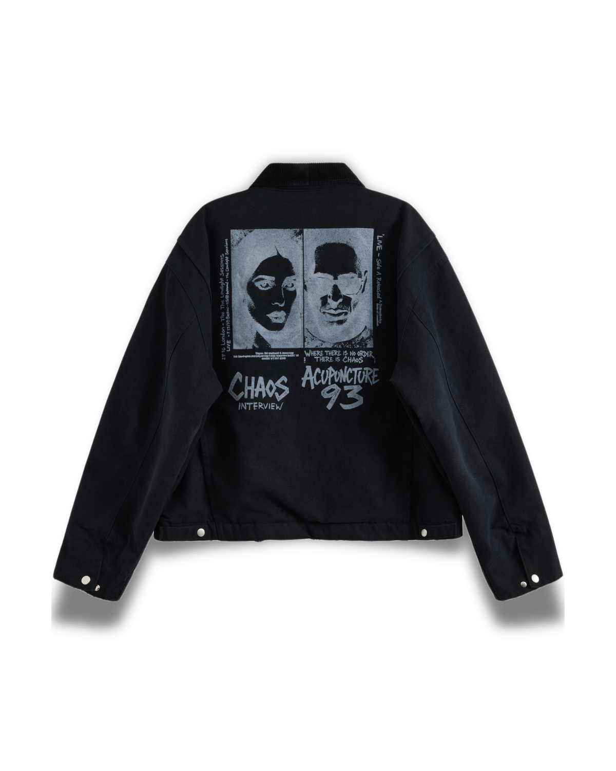 Acupuncture 1993 - Punker jacket washed black