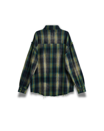 Acupuncture 1993 - Two Pocket shirt green/blue