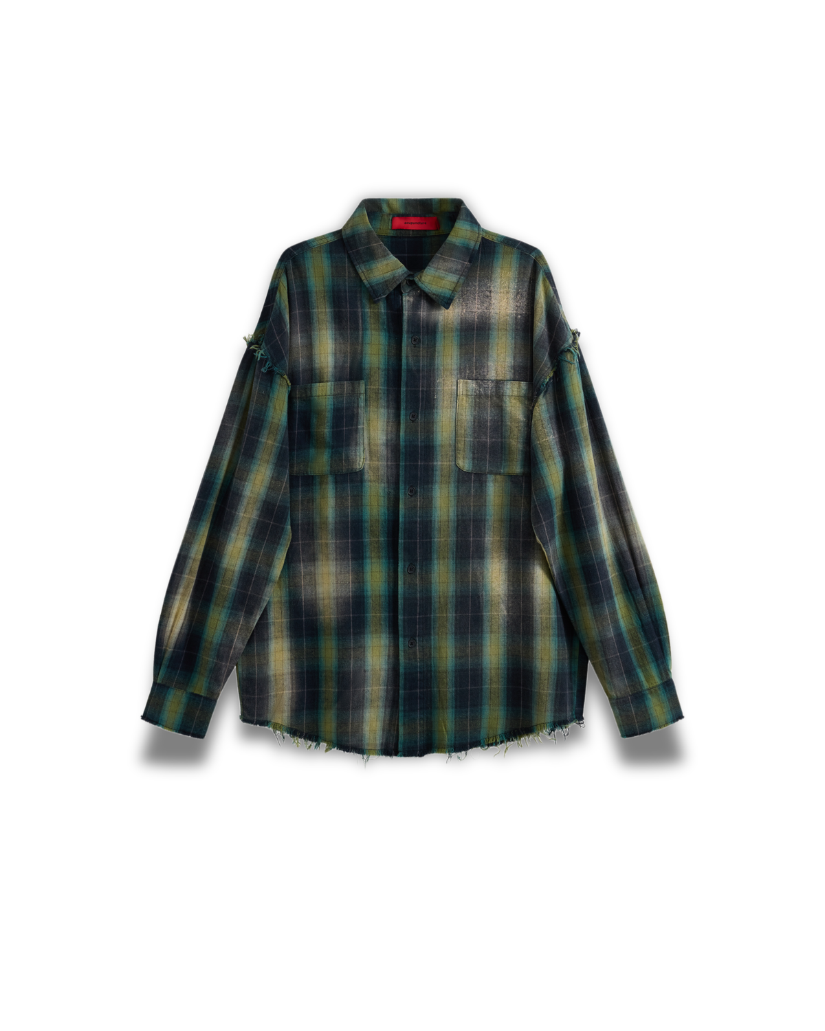 Acupuncture 1993 - Two Pocket shirt green/blue