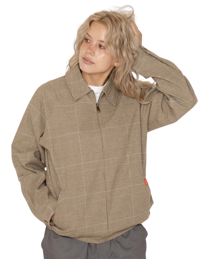 Cookman Good Chef's Brand - Delivery jacket check brown