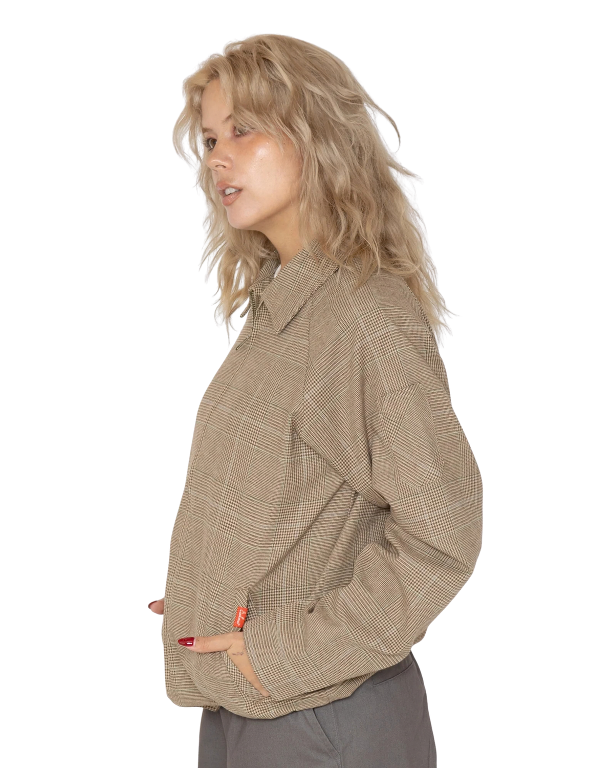 Cookman Good Chef's Brand - Delivery jacket check brown