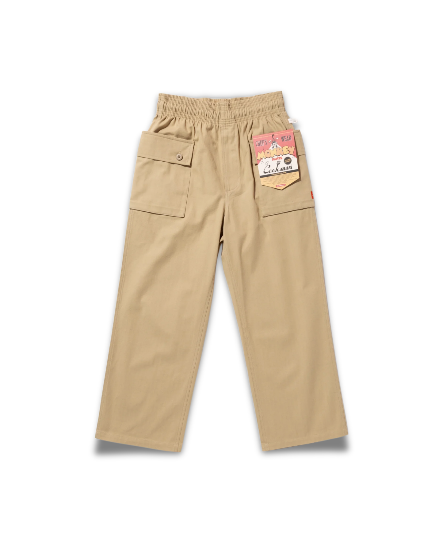 Cookman Good Chef's Wear - Monkey Panta beige