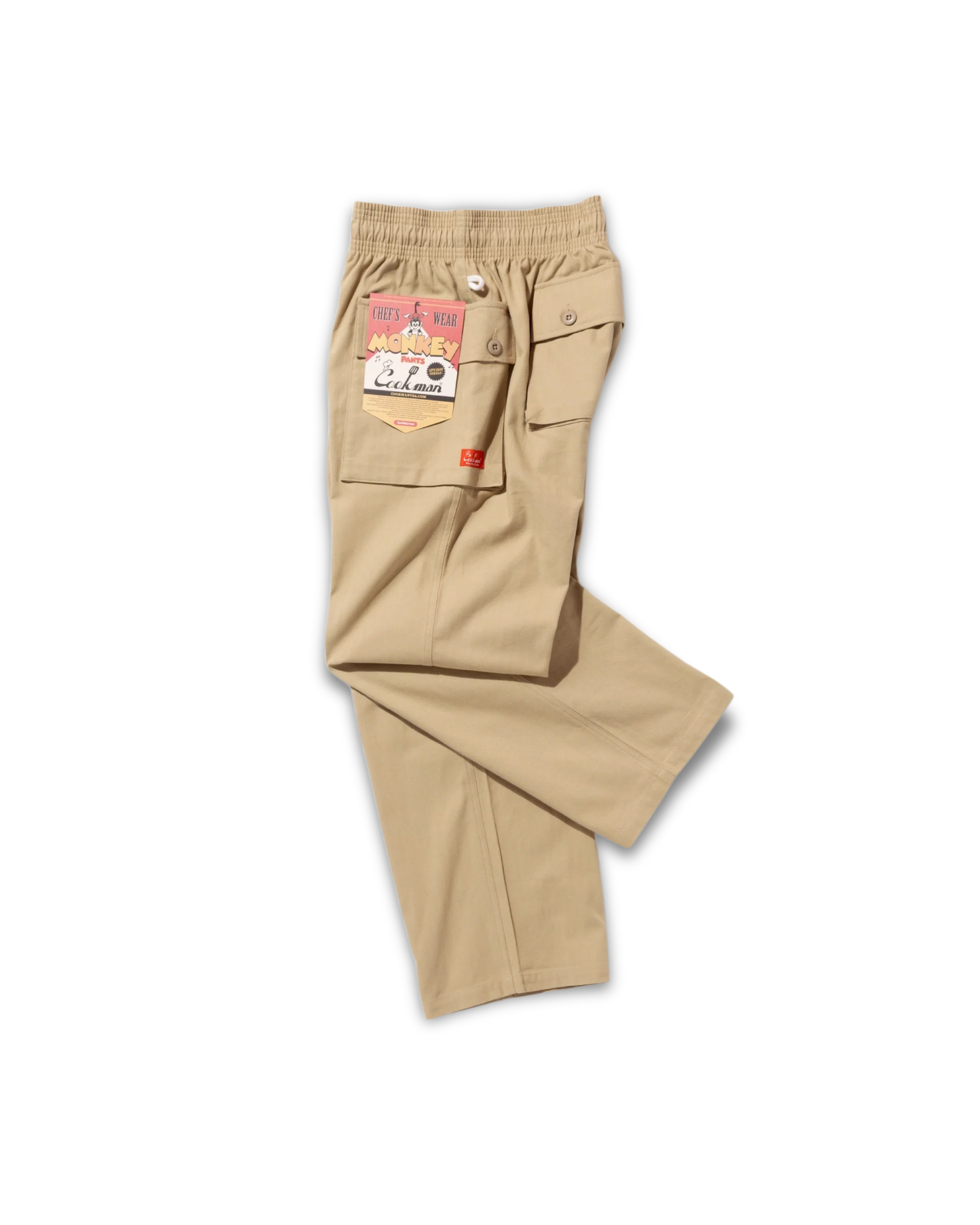 Cookman Good Chef's Wear - Monkey Panta beige