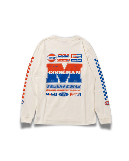 Cookman Good Chef's Wear - Race L/S off white