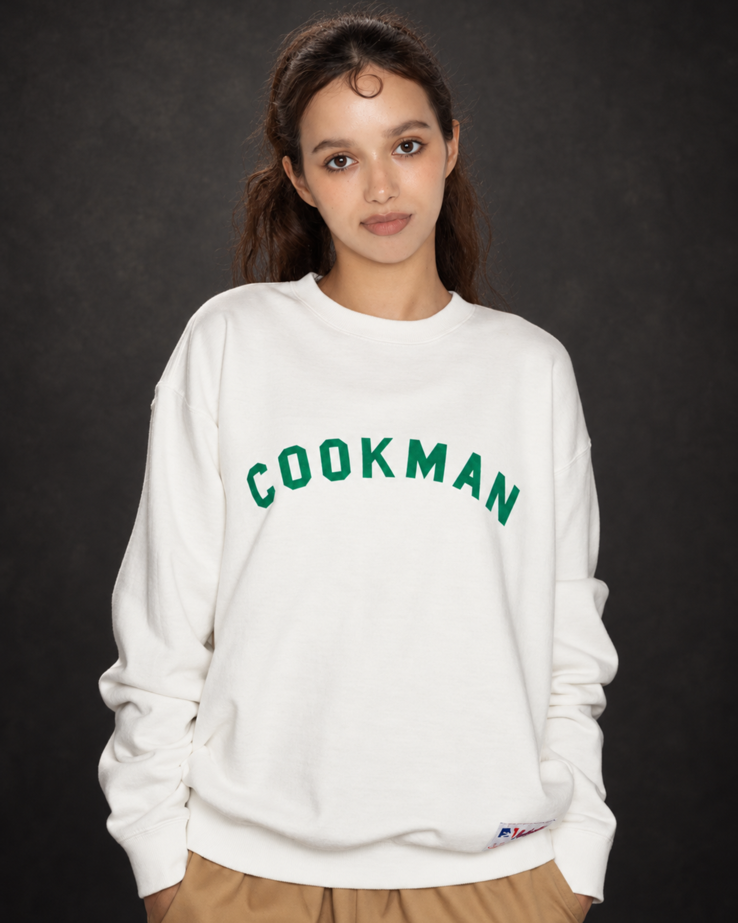 Cookman Good Chef's Wear - Arch Logo crewneck off white