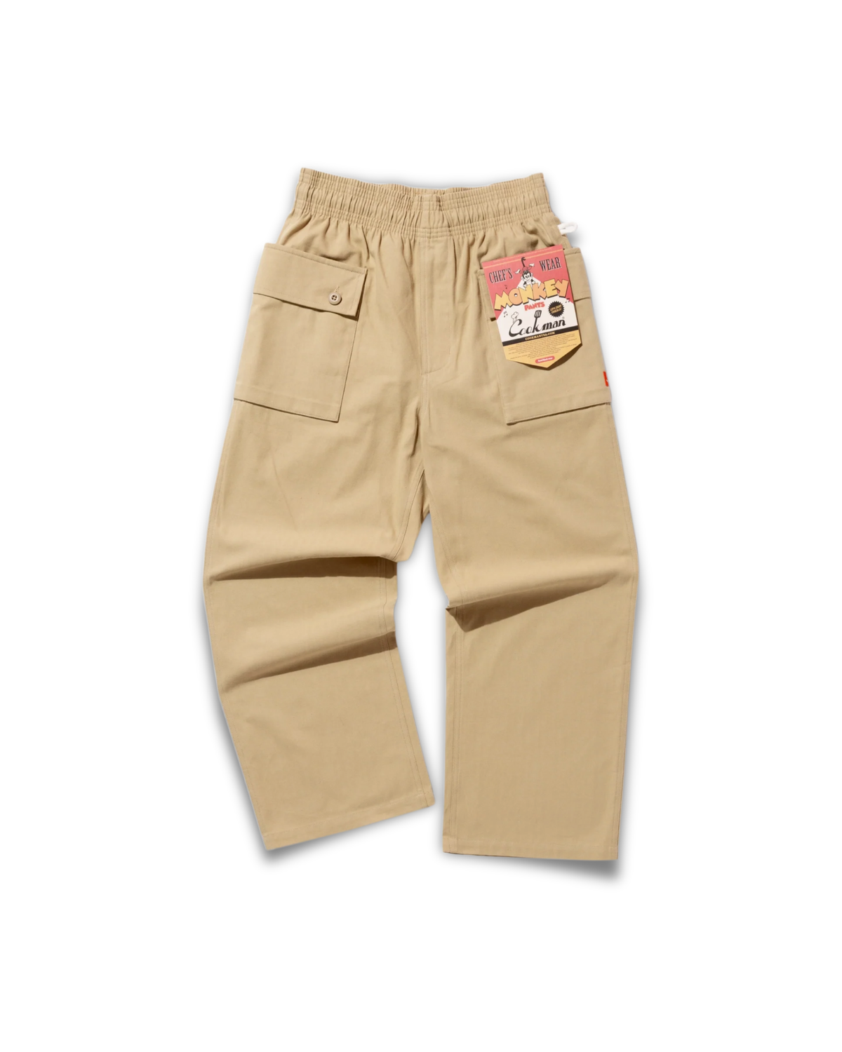 Cookman Good Chef's Wear - Monkey Panta beige
