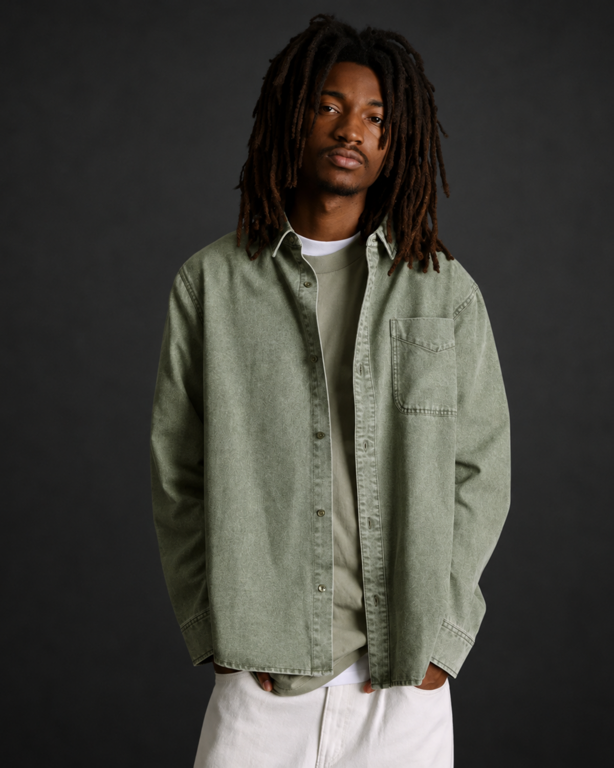Huf Worldwide - Carson shirt olive
