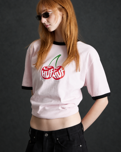Huf Worldwide - Cherry tee dusty pink