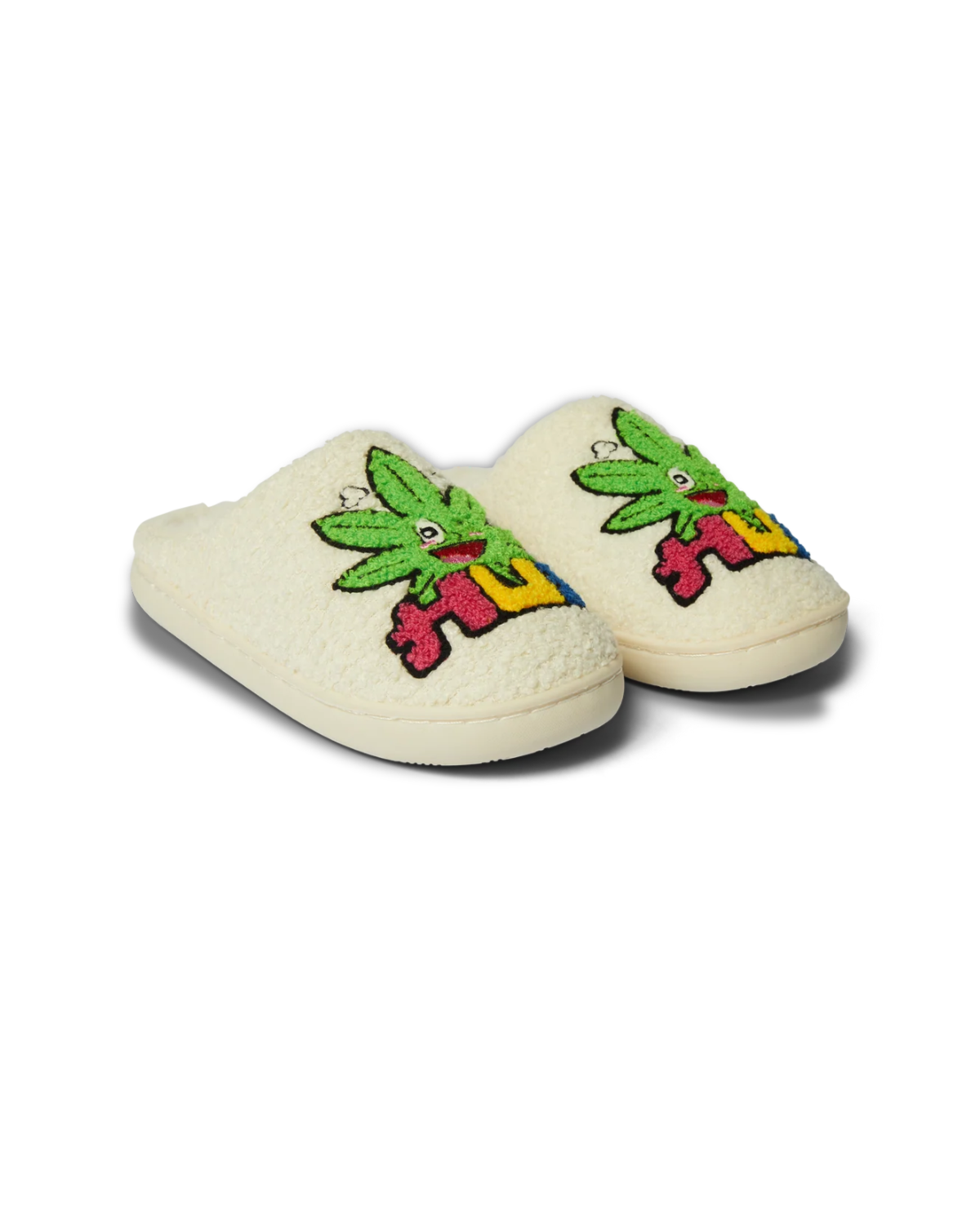 Huf Worldwide - Kauai Buddy Fuzzy slipper white