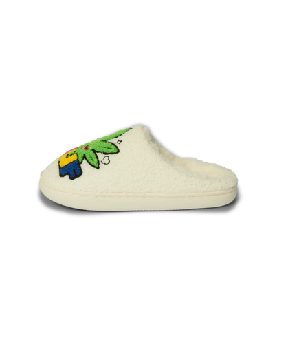 Huf Worldwide - Kauai Buddy Fuzzy slipper white
