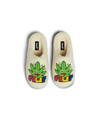 Huf Worldwide - Kauai Buddy Fuzzy slipper white