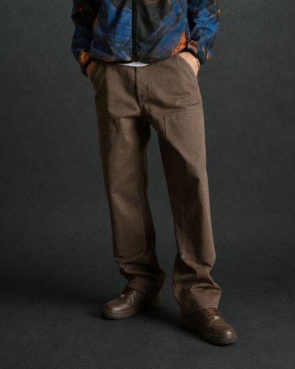 Huf Worldwide - Kinda Loose double knee panta bark