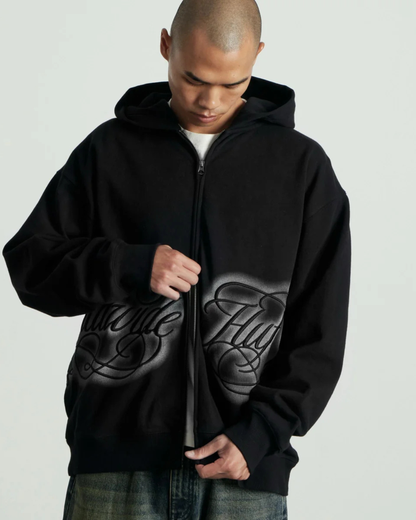 Huf Worldwide - Luxury Zip Hoodie black