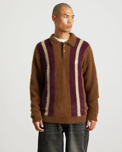 Huf Worldwide - Milton Polo sweater brown