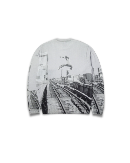 Huf Worldwide - Taking The Leap sweater white