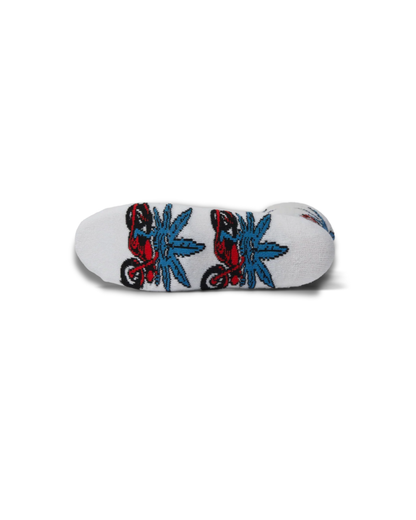 Huf Worldwide - Green Buddy socks white