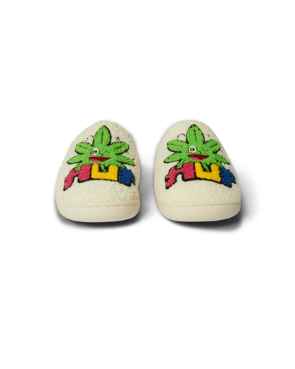 Huf Worldwide - Kauai Buddy Fuzzy slipper white