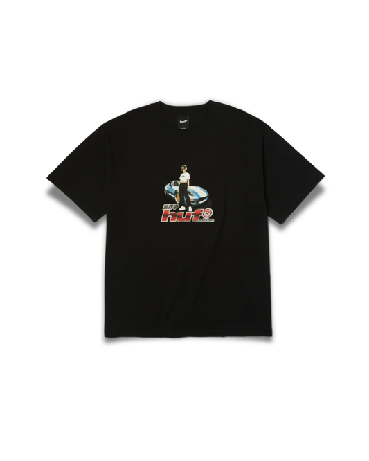 Huf Worldwide - Midnight tee black