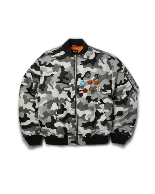 Huf Worldwide - Olympia Flight jacket snow camo